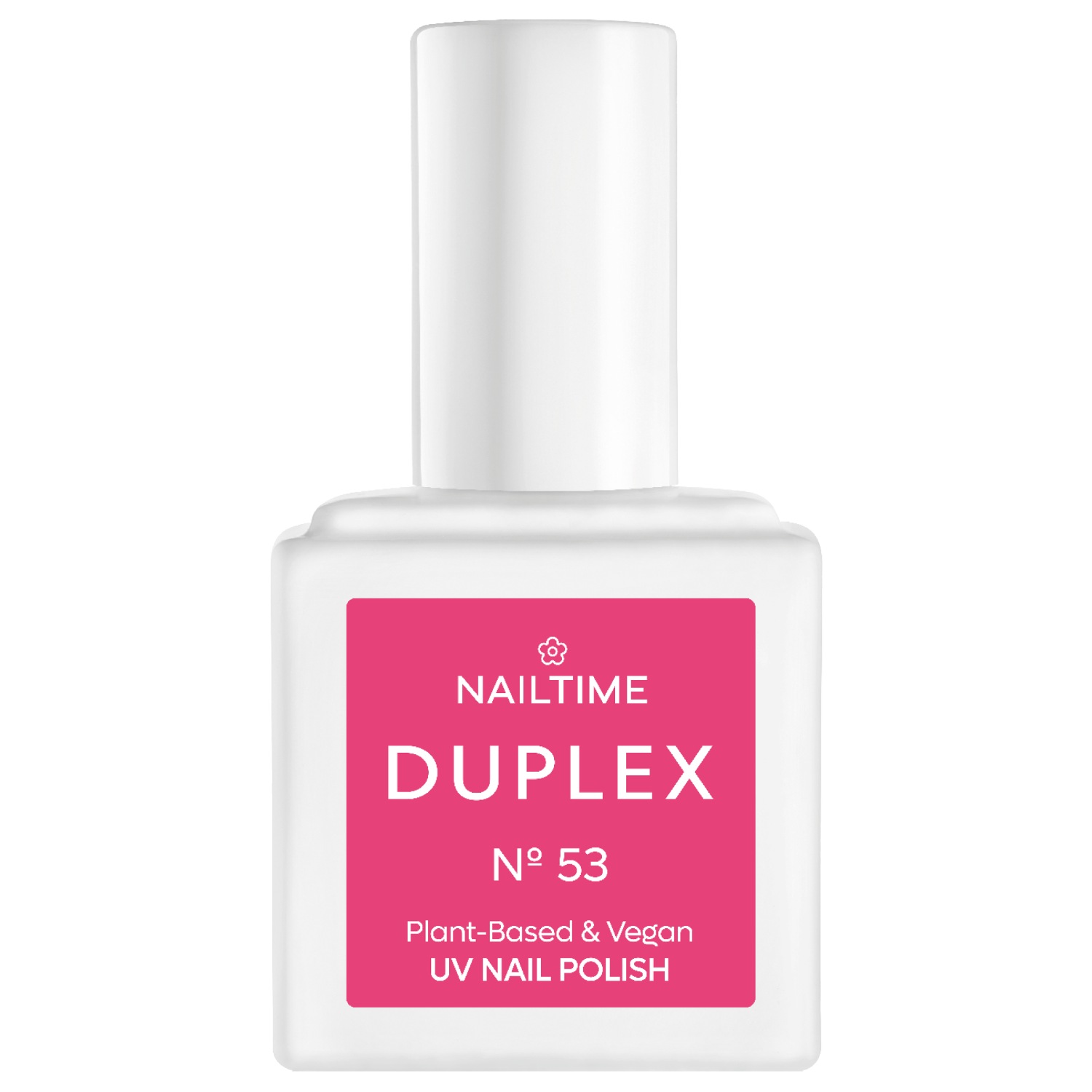 

Лак для ногтей duplex uv nail polish Nailtime, n° 53 bubble gum, объем 8 мл