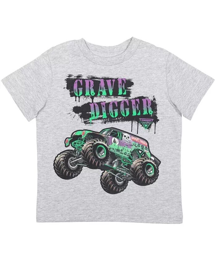 Набор из 4 футболок с рисунком El Toro Loco Zombie Maximum Destruction для мальчиков для малышей Monster Jam, мультиколор — фото 3