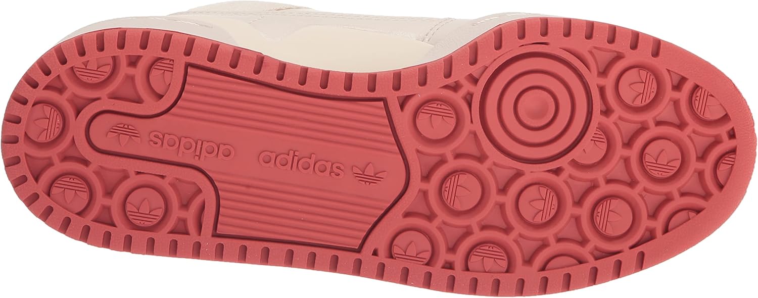 Кроссовки Adidas Originals Kids' Forum Low для детей, белый/красный — фото 4