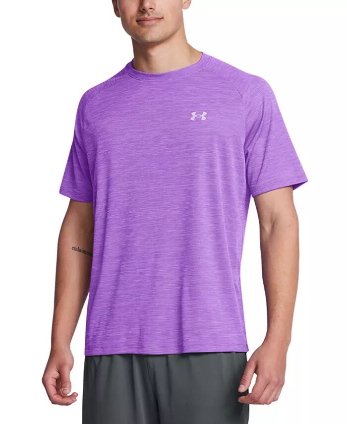 

Мужская футболка UA Tech Textured Performance Under Armour, фиолетовый