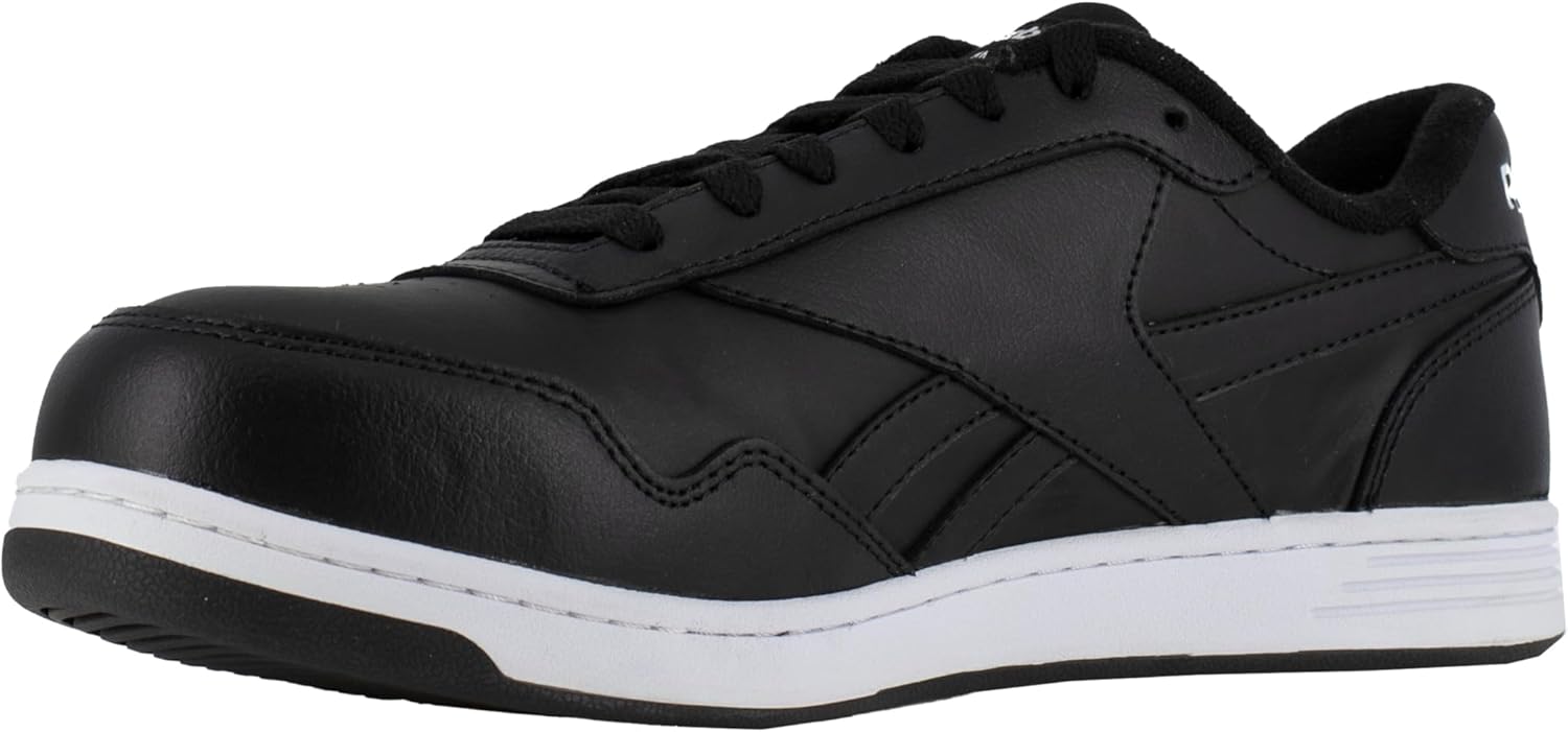Женские рабочие кроссовки Reebok Work Club MEMT Work Sneaker Composite Toe Oxford, черно-белый — фото 4