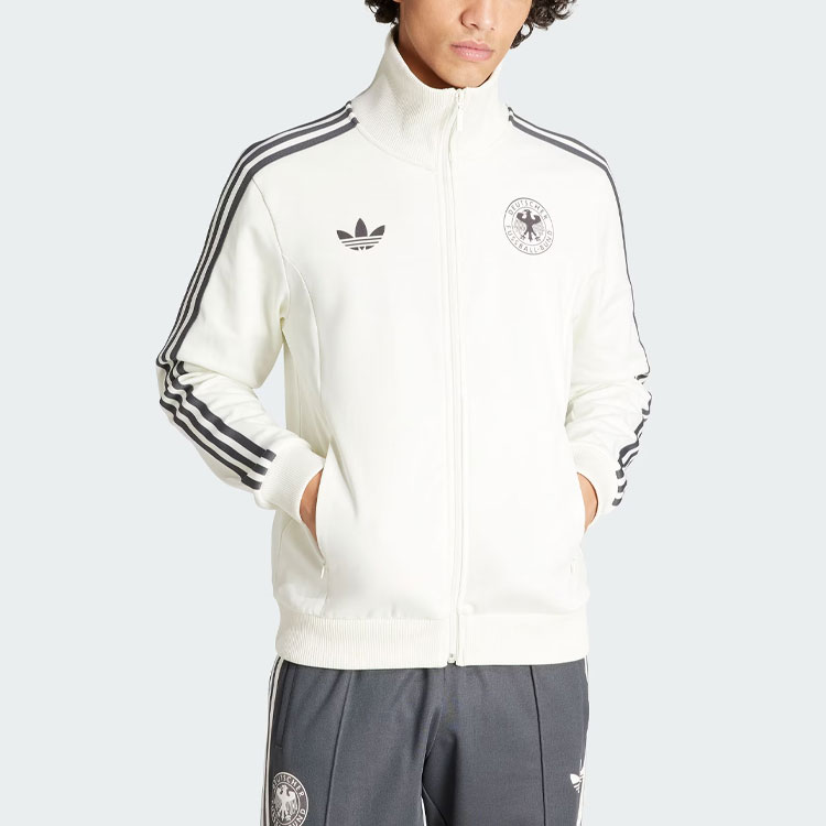 Adidas German Beckenbauer Толстовка Adidas Originals, Нефритово-белый — фото 3