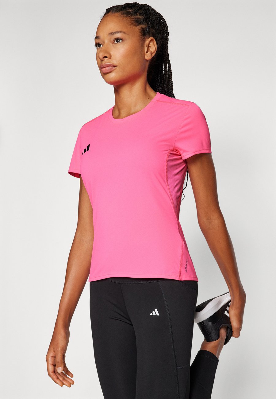Спортивная футболка Adidas Performance ADIZERO TEE, Lucid Pink/Pink — фото 4