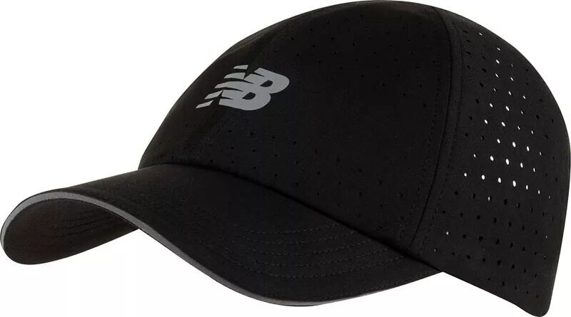 

Женская кепка для бега New Balance с 6 панелями Pro, черный