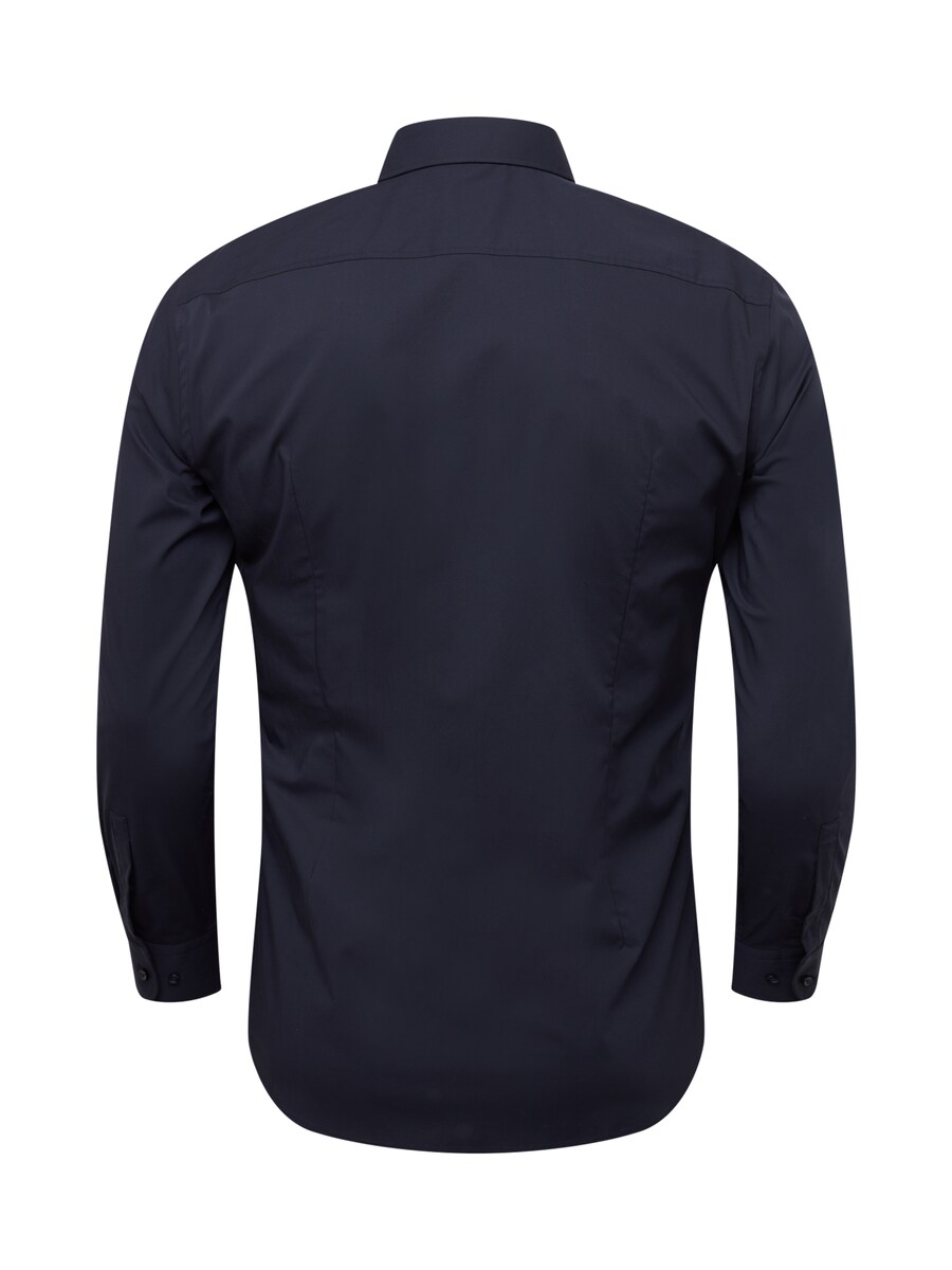 Повседневная рубашка BOSS Slim fit Button Up Shirt H-Hank, темно-синий — фото 3