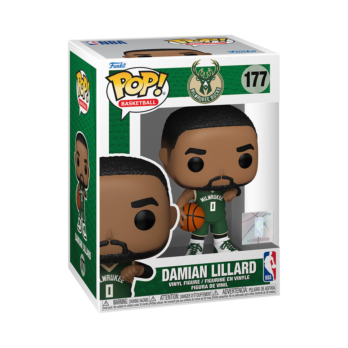 

Funko POP! Marvel, коллекционная фигурка, POP NBA: Bucks - Дэмиан Лиллард