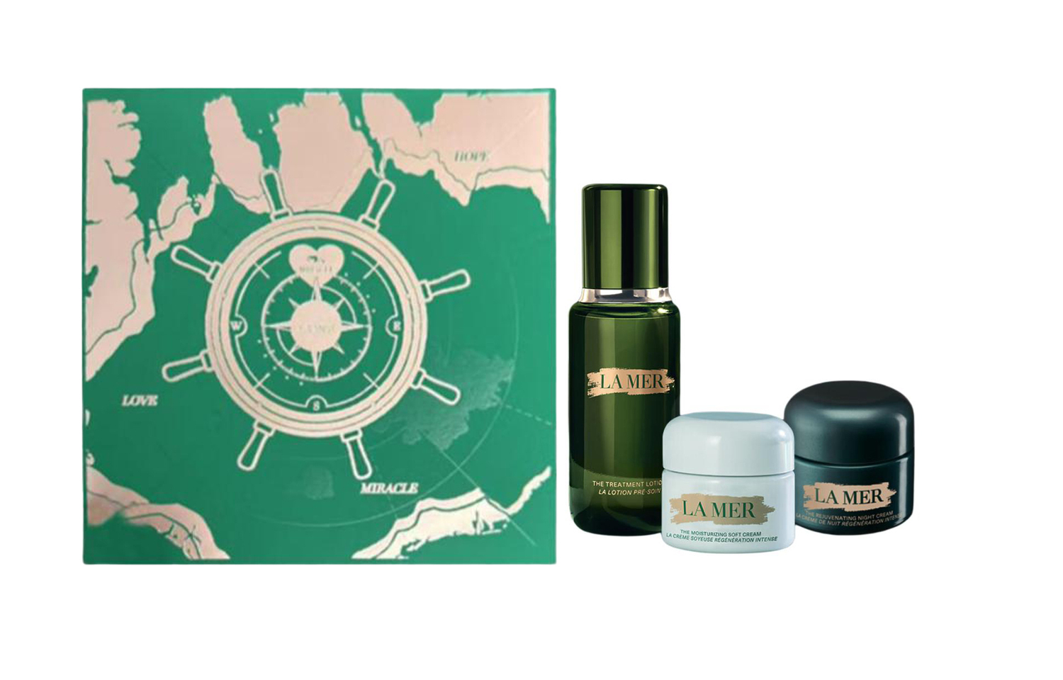 

HAILANZHIMI Day And Night Lightweight Skincare Sets Hydrating And Repairing 30ml+30ml+100ml LA MER