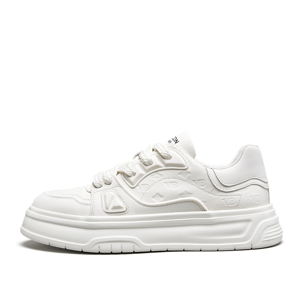 

YEARCON Низкие модные повседневные мужские туфли экрю, цвет Ecru