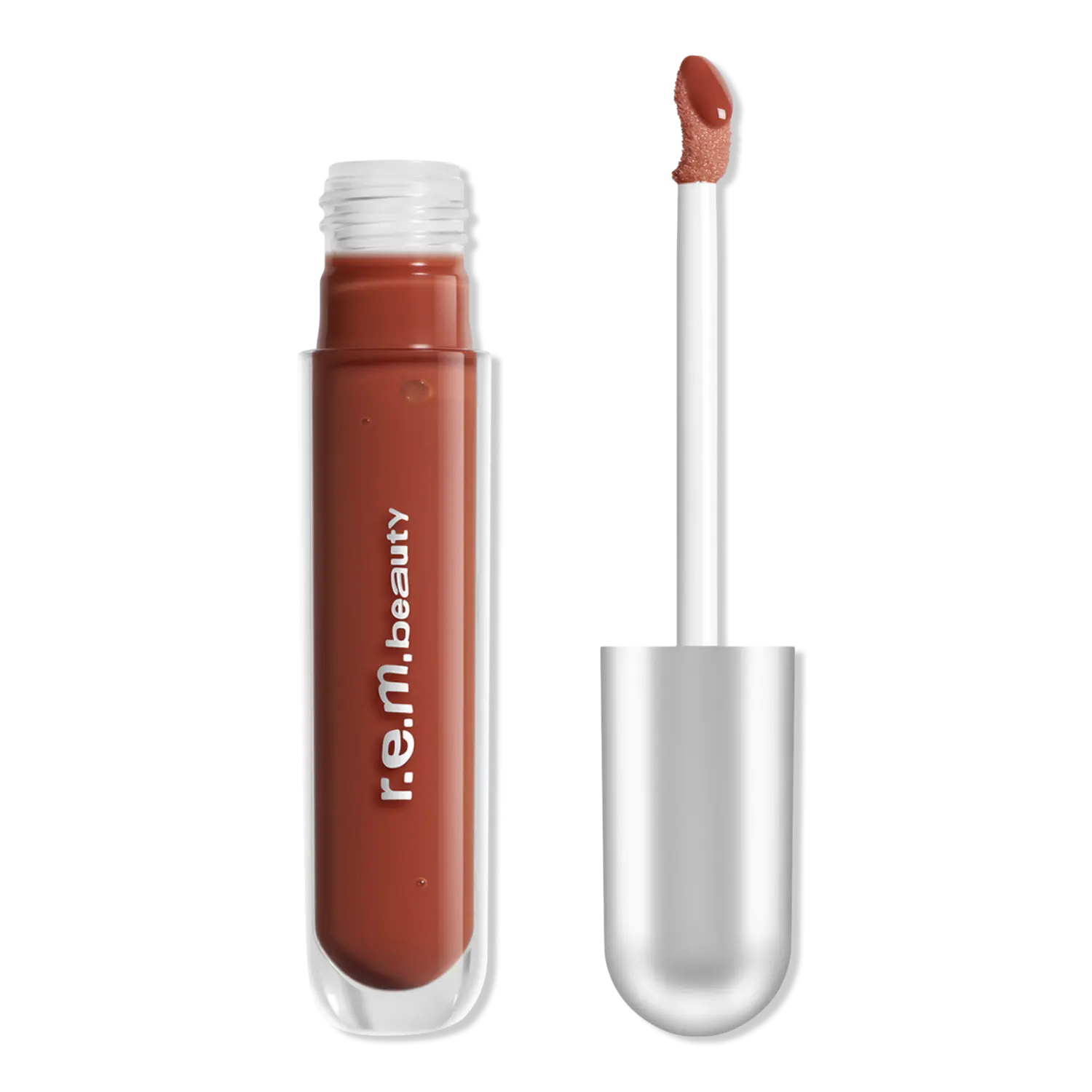 

Бальзам для губ Essential Drip Glossy Balm r.e.m. beauty, hocus cocoa (milk chocolate brown)