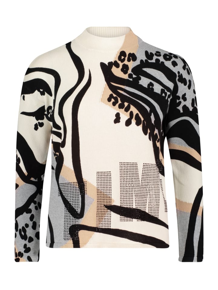 

Пуловер Betty Barclay Grobstrick-Pullover mit Aufdruck, цвет Patch Nature/Black