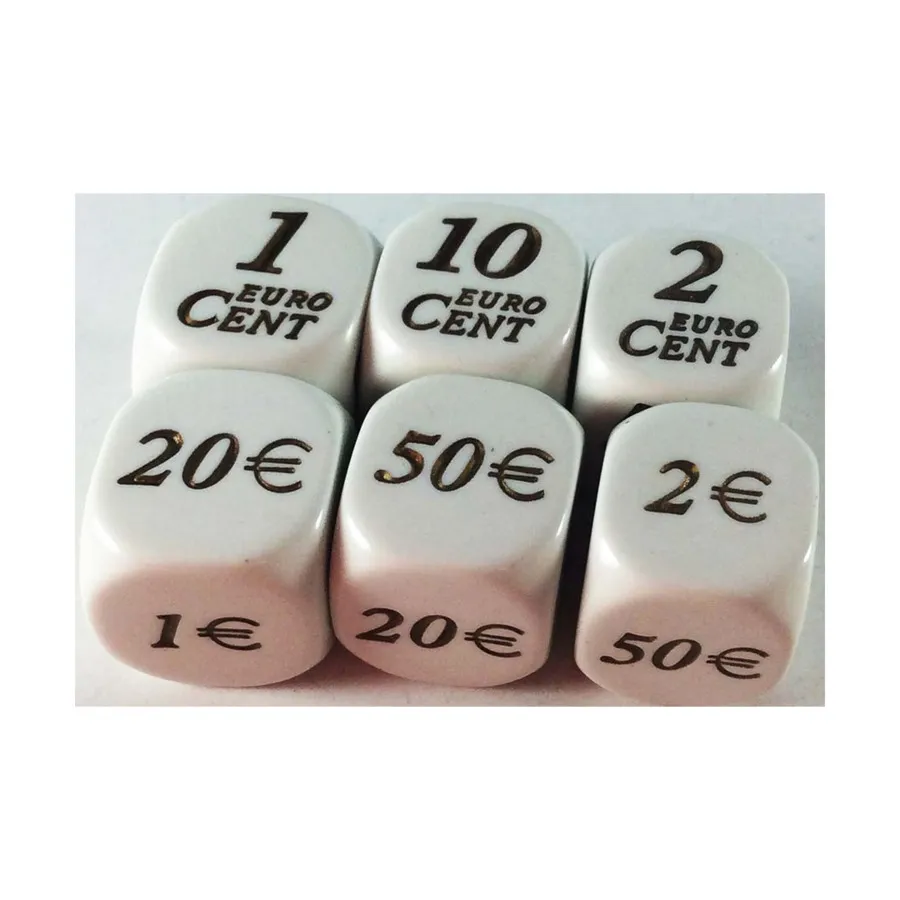 

d6 20-миллиметровые игральные кости евро (6), Dice - Symbols, Functional & Unique Dice