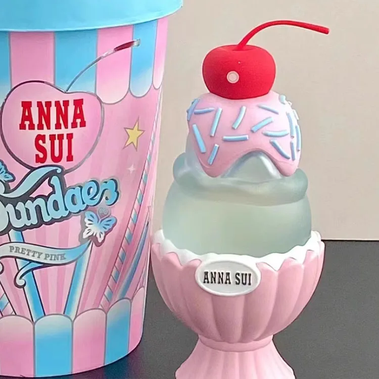 ANNA SUI ANNASU Multicolor Sundae Delightful Pink духи с цитрусовым ароматом Eau De Toilette Помело Базилик 50 мл, 50ml — фото 4