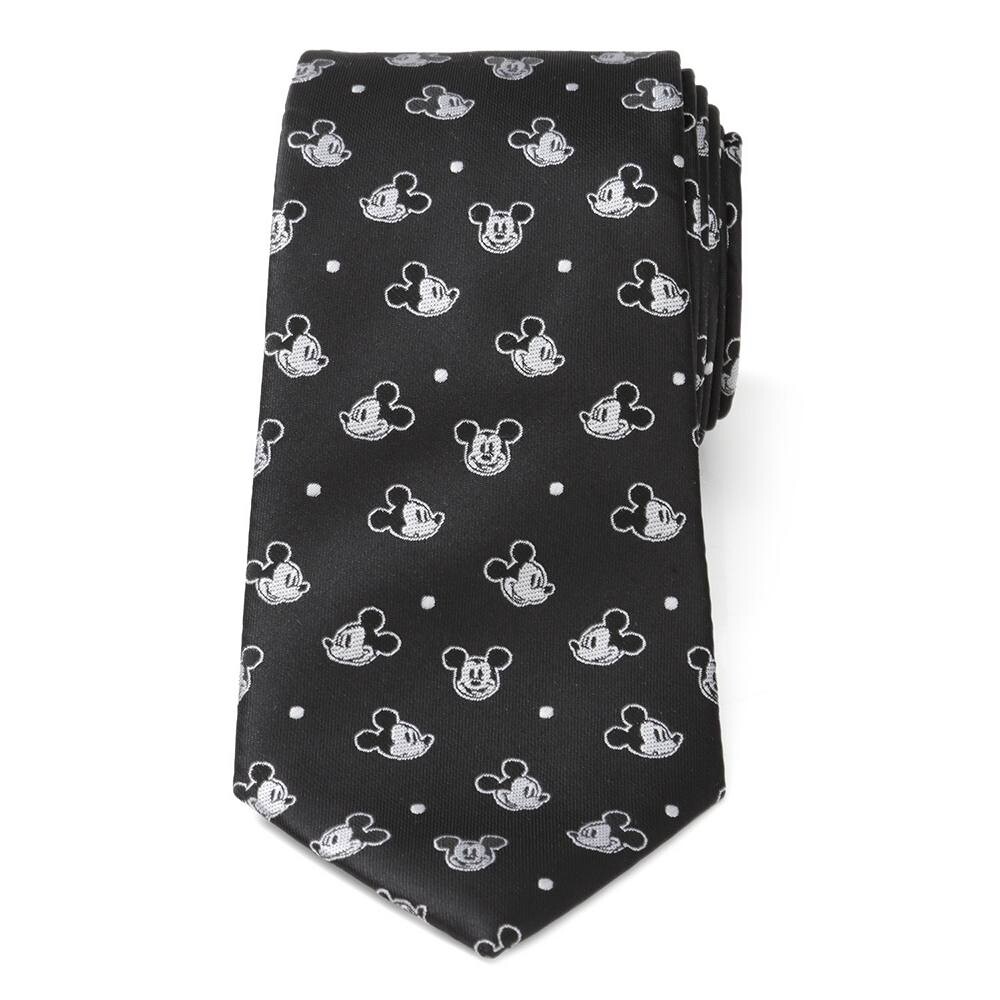 

Мужской галстук с узором Disney's, цвет Mickey Dot Black