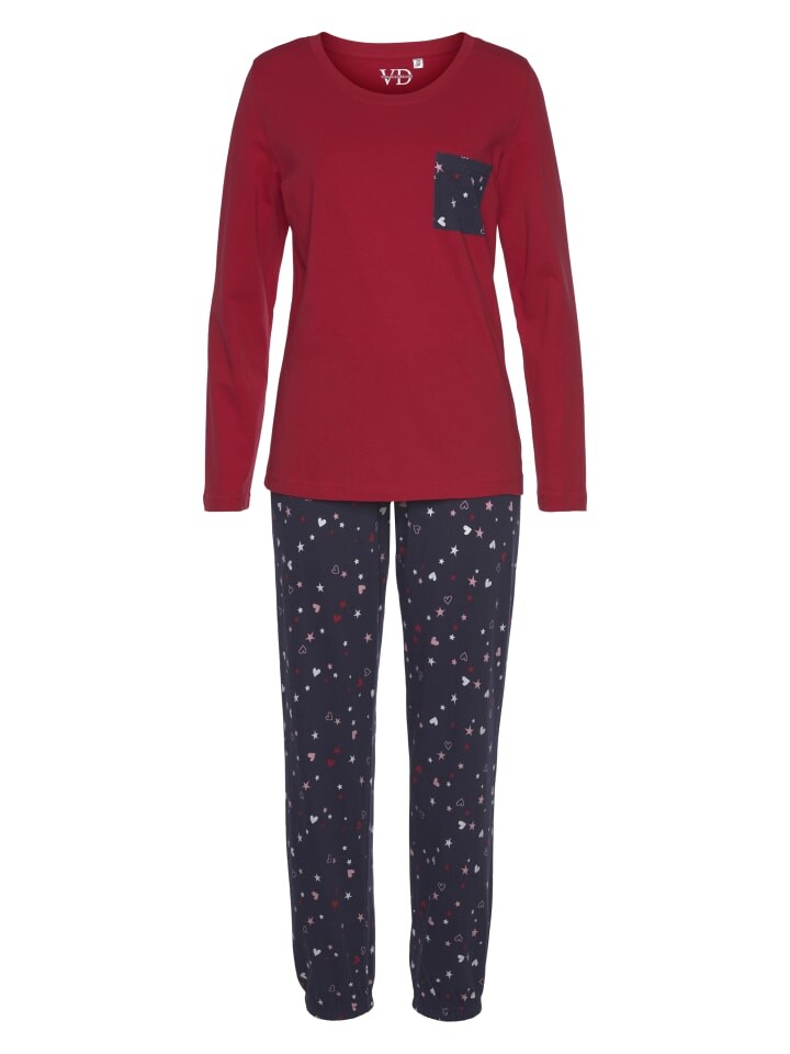 

Пижама VIVANCE DREAMS, цвет rot-navy