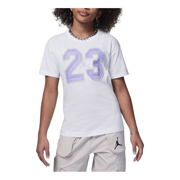 

Футболка 23 flight graphic t-shirt 'white' Air Jordan, белый