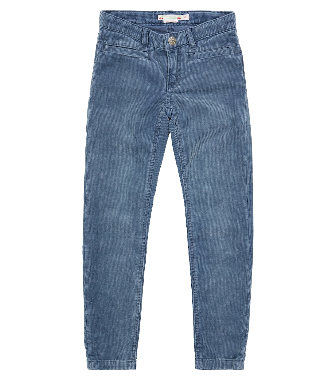 

Узкие хлопковые вельветовые брюки Twiggy Bonpoint, Bleu Du Nord