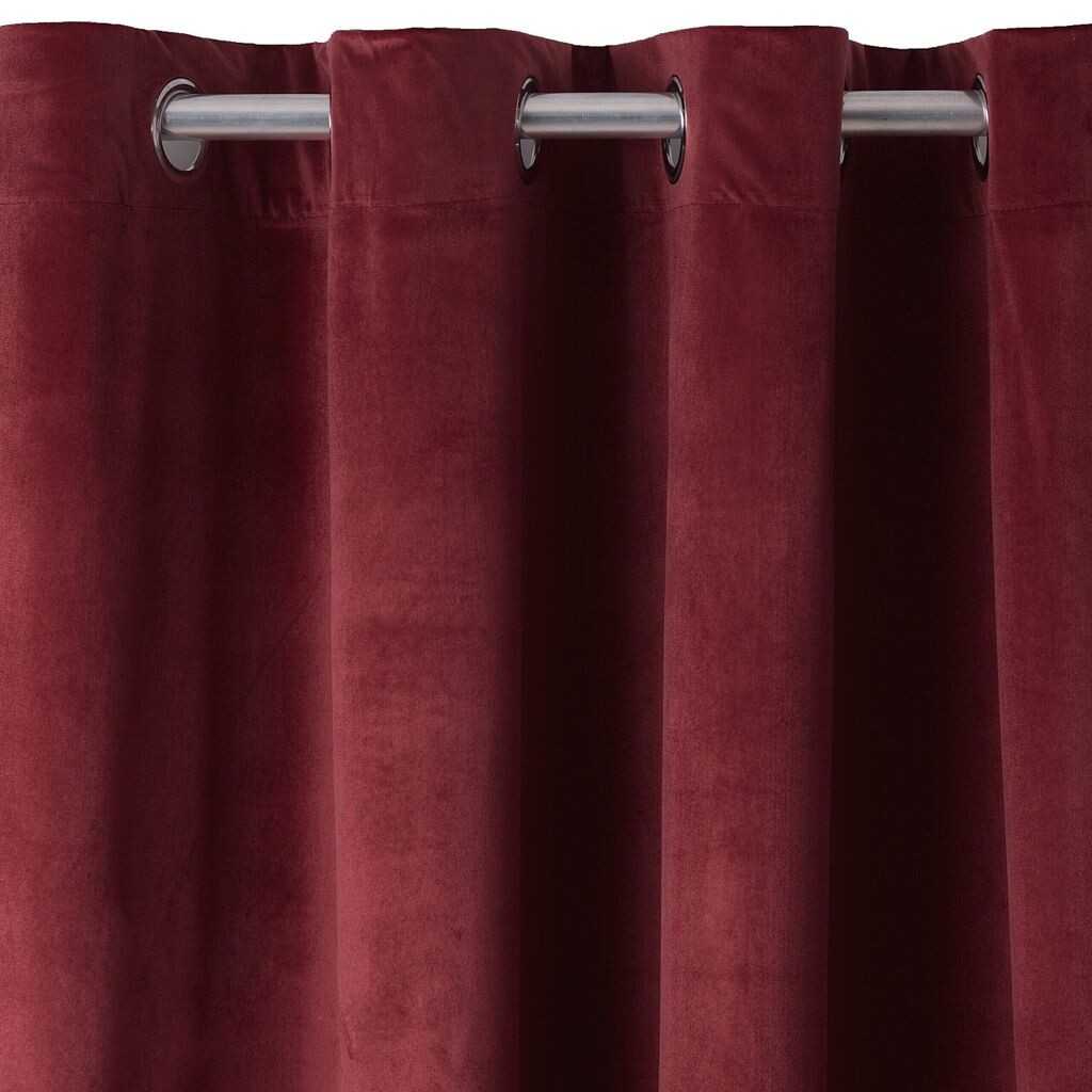 

PIERRE 140x270 каменно-бежевый бархатный занавес на люверсах CHIC HOME