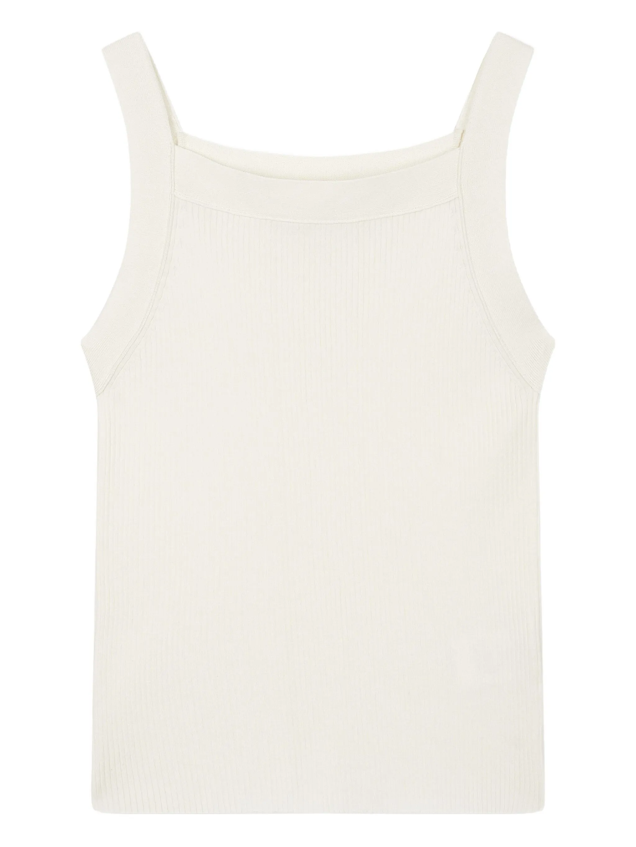 

Топ в рубчик Tomboy, белый