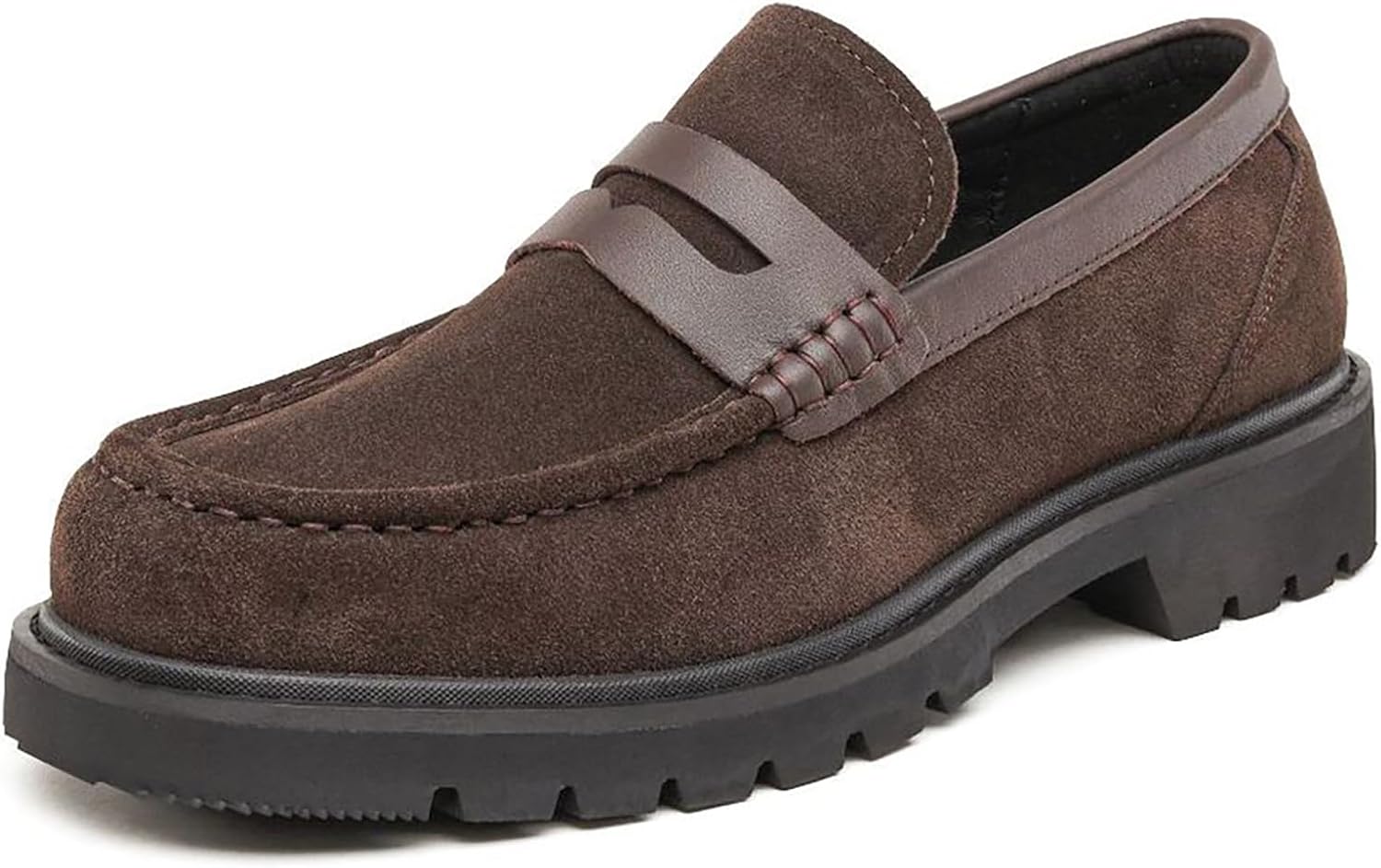 

Замшевые лоферы для мужчин Nengmaon, коричневый