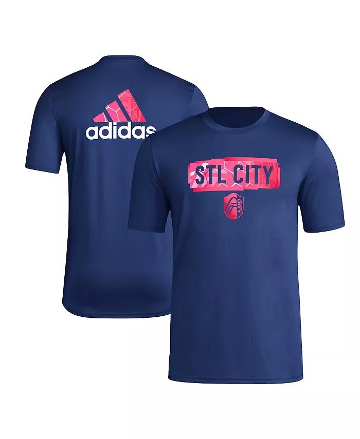 

Футболка мужская темно-синяя St. Louis City SC Local Pop AEROREADY adidas