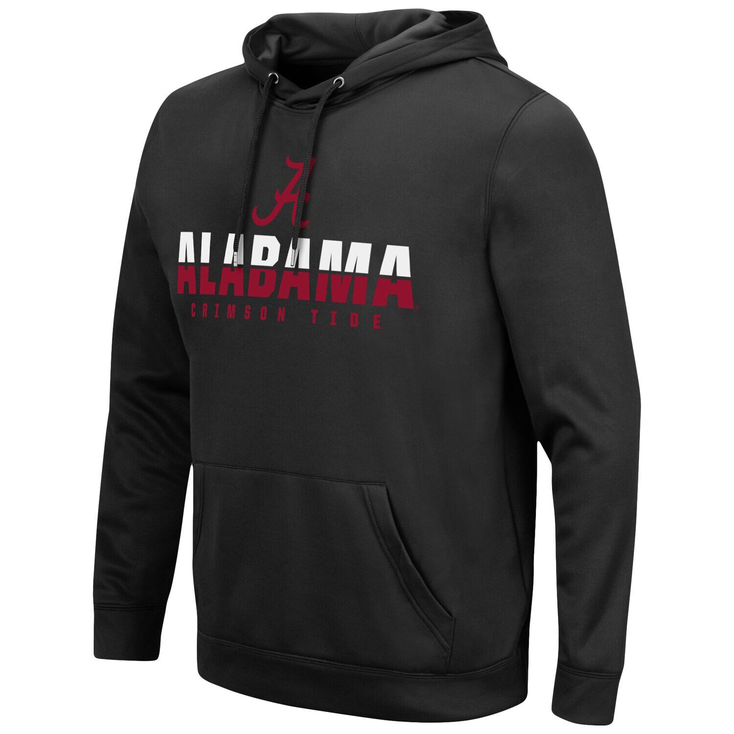 

Мужской пуловер с капюшоном Colosseum Black Alabama Crimson Tide Lantern