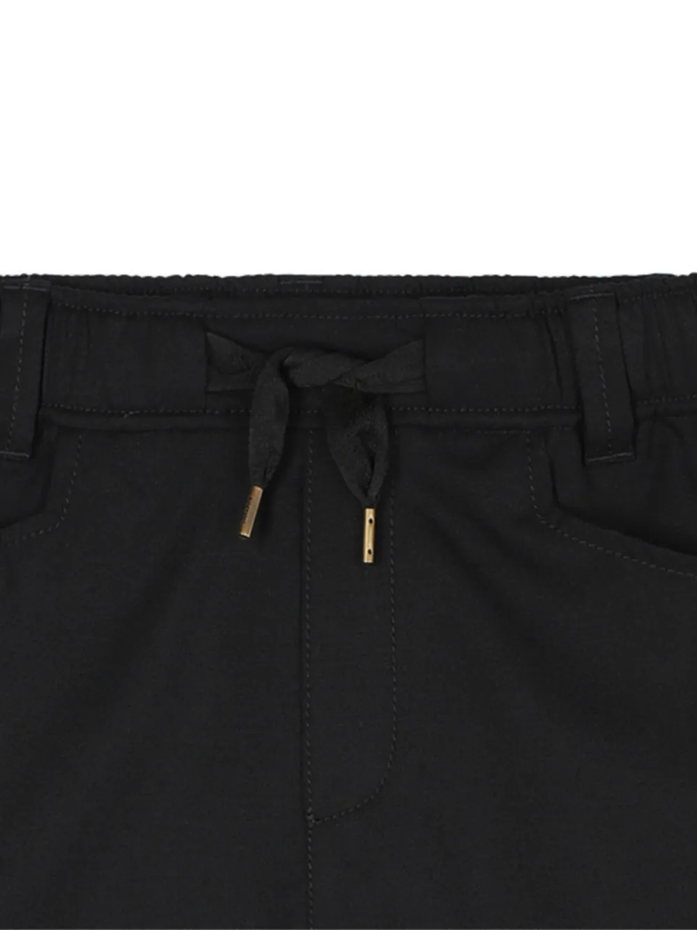 Брюки из смесовой шерсти Lanvin Enfant, черный — фото 3