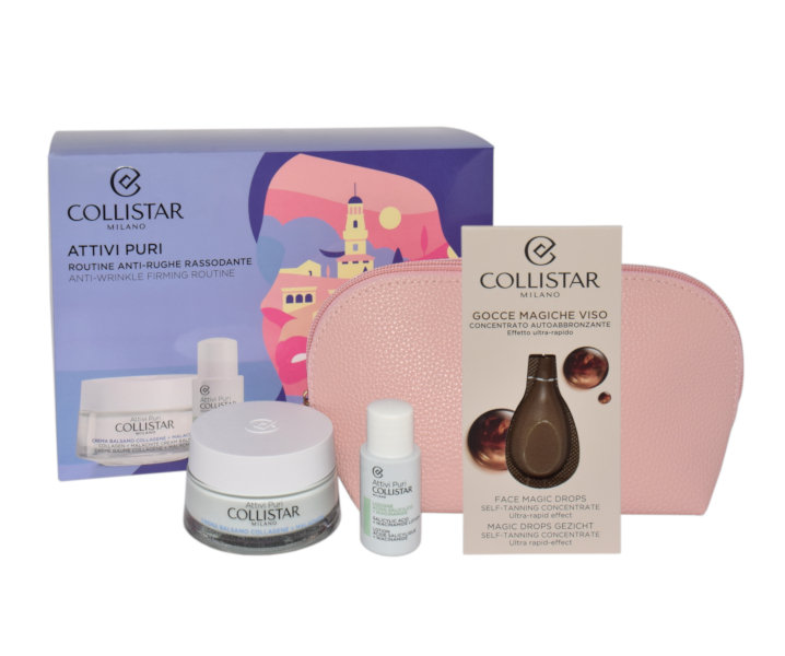 

Collistar, набор косметики, 3 шт. + косметичка