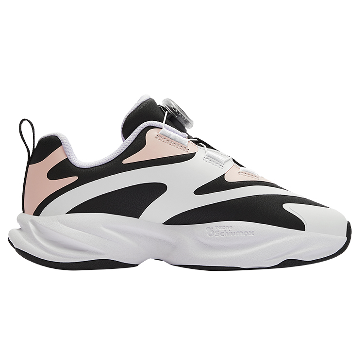 FILA KIDS Детские кроссовки BOA с противоскользящей подошвой, износостойкие, черные/белые — фото 2
