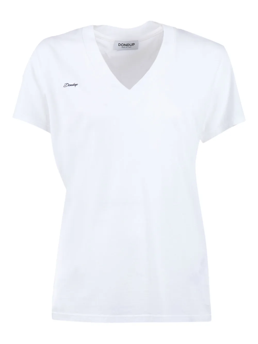 

Футболка с V-образным вырезом и вышивкой DONDUP