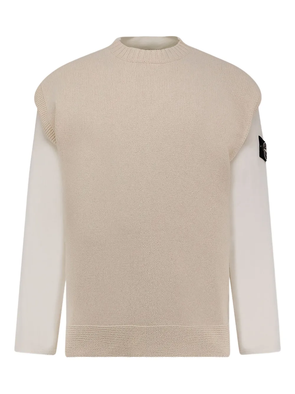 

Свитер с накладными карманами Stone Island, белый