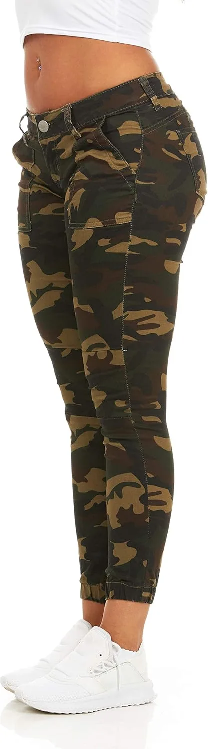 

Женские джинсы-джоггеры Cover Girl с камуфляжным принтом