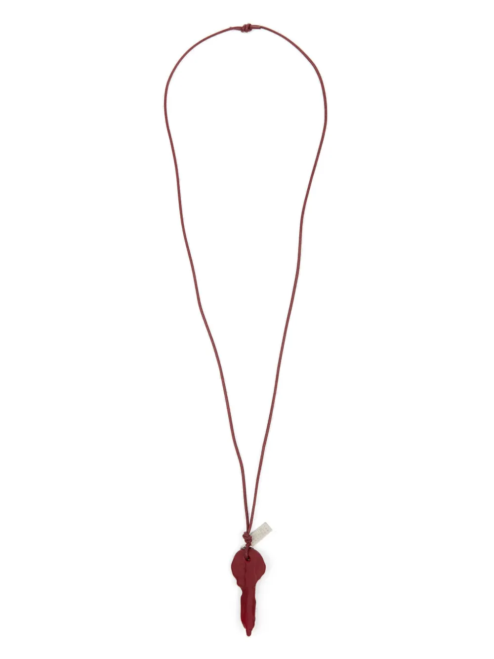 

Колье Candle Waxed с подвеской MM6 Maison Margiela, красный