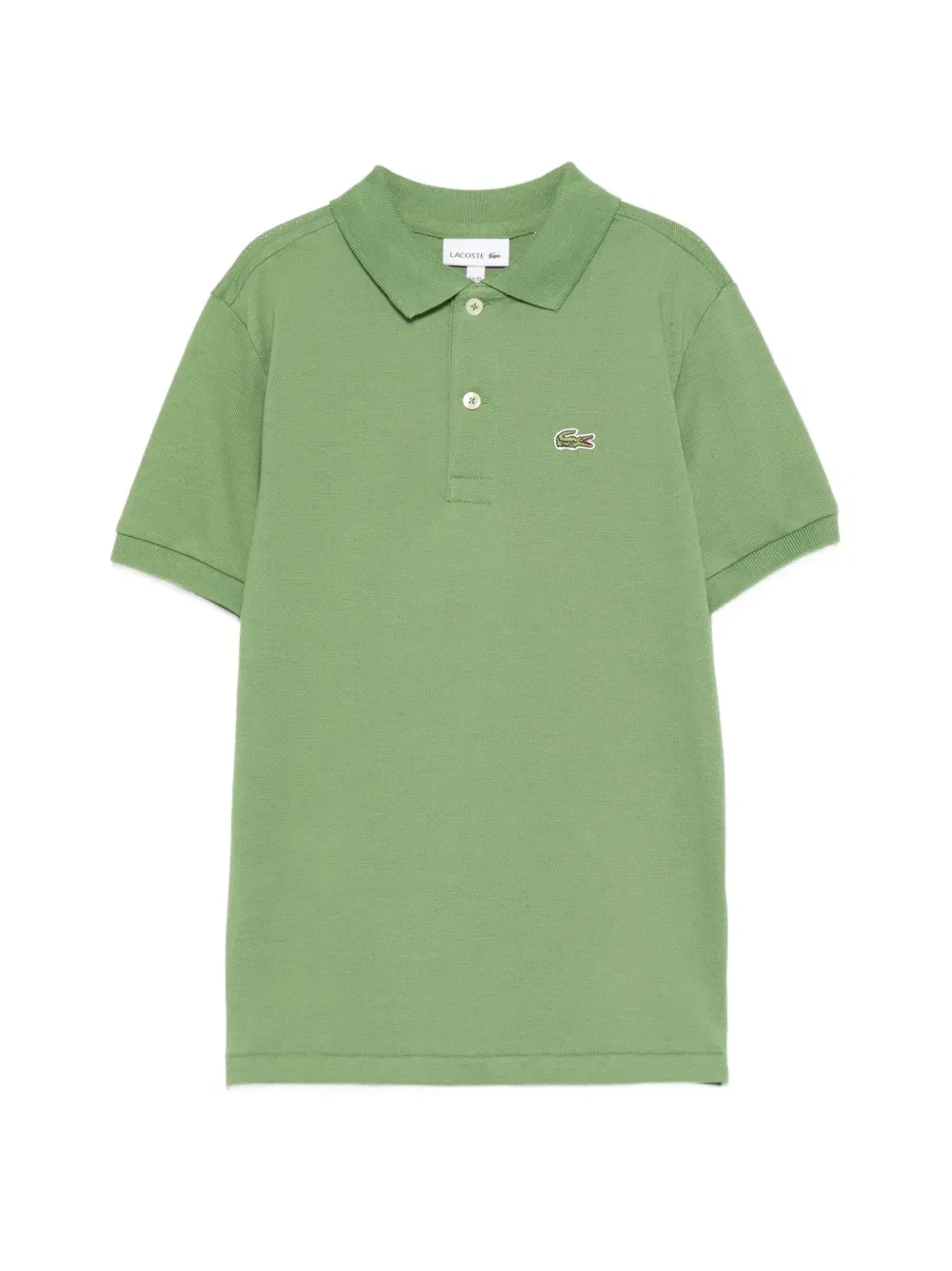 Рубашка поло Lacoste Kids, зеленый