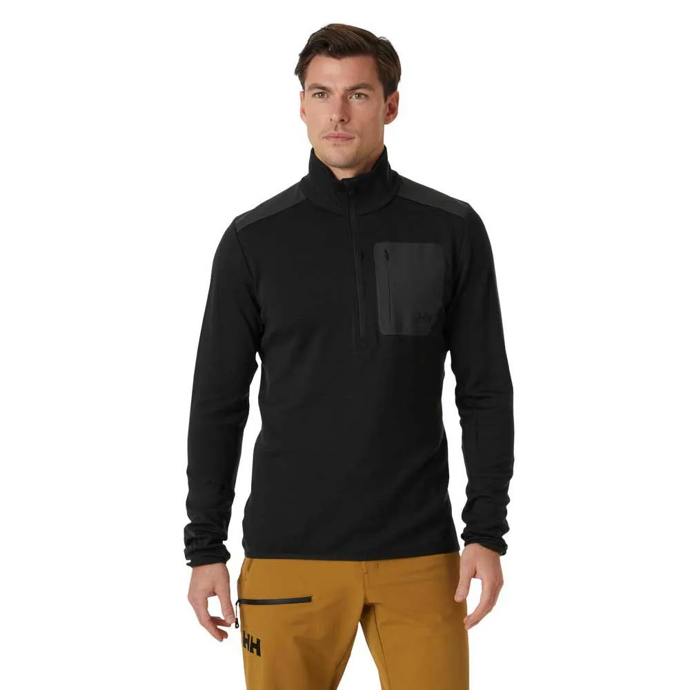 

Толстовка Helly Hansen Lifa Merino half zip, черный