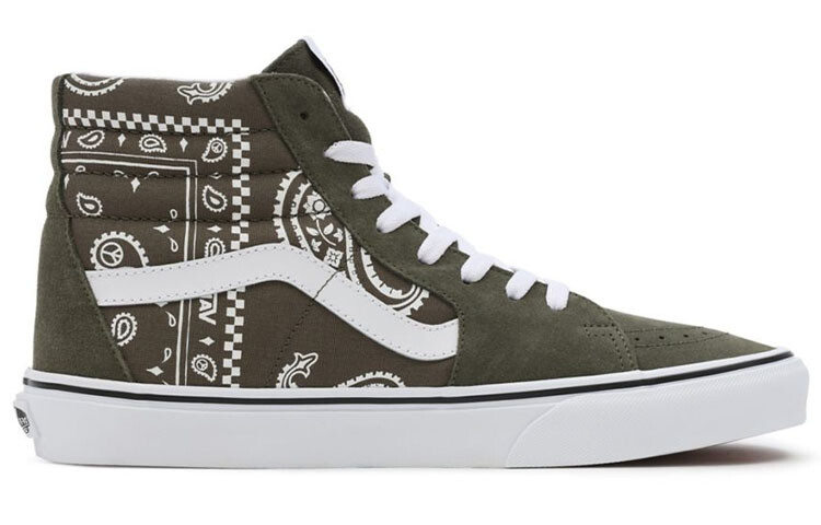 

Кроссовки Sk8 Vans-Hi 'Peace Paisley - Grape Leaf'