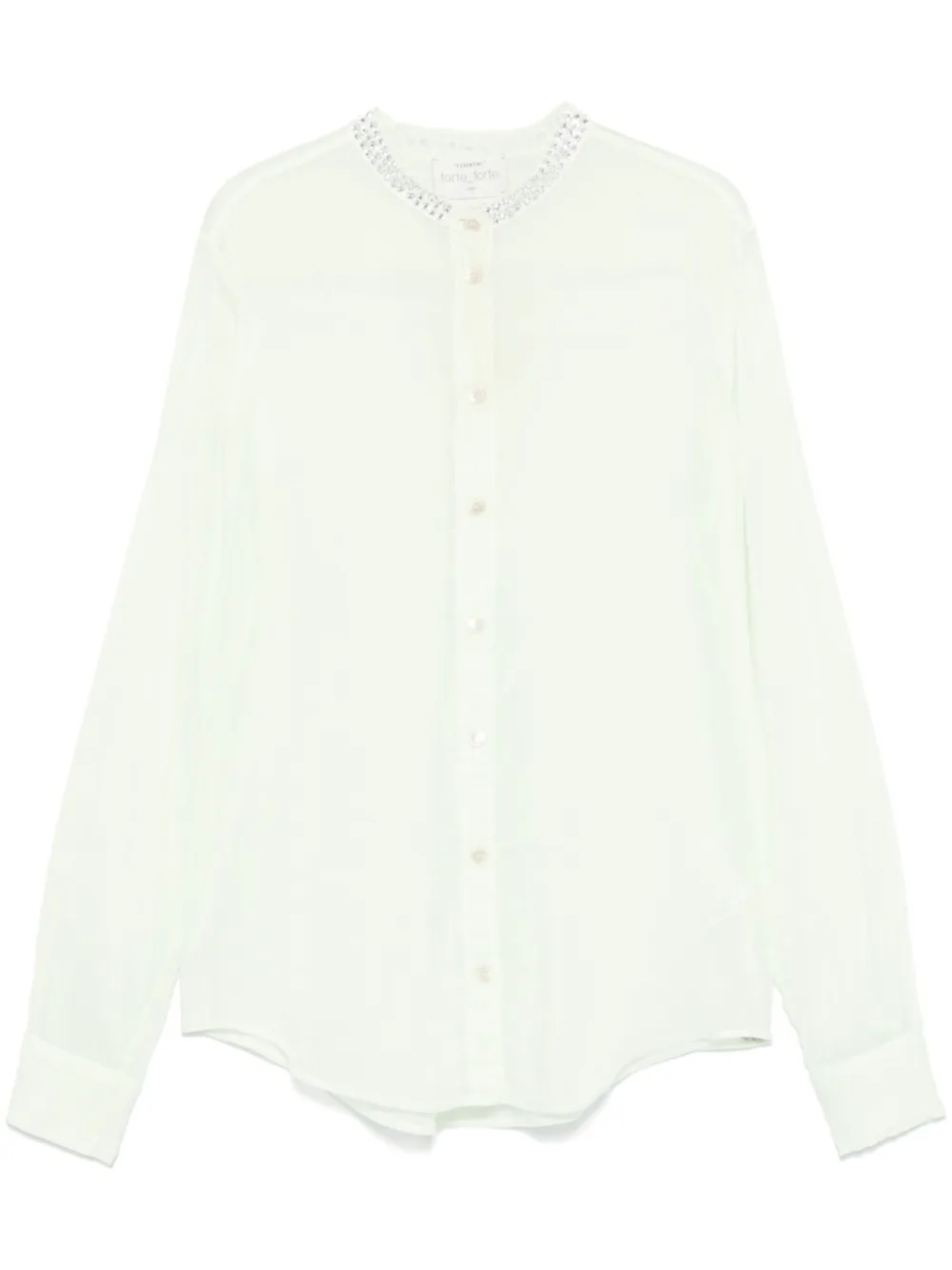 

Рубашка с кристаллами Forte Forte, зеленый