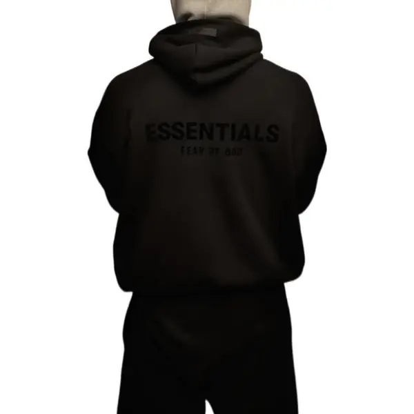 Толстовка Fear Of God Essentials Stretch Limo Black — фото 3
