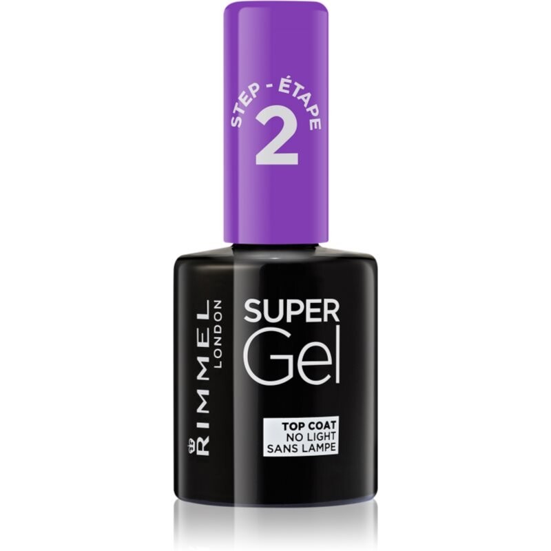 

Rimmel Super Gel Step 2 верхнее покрытие для ногтей с блестящим блеском 12 мл