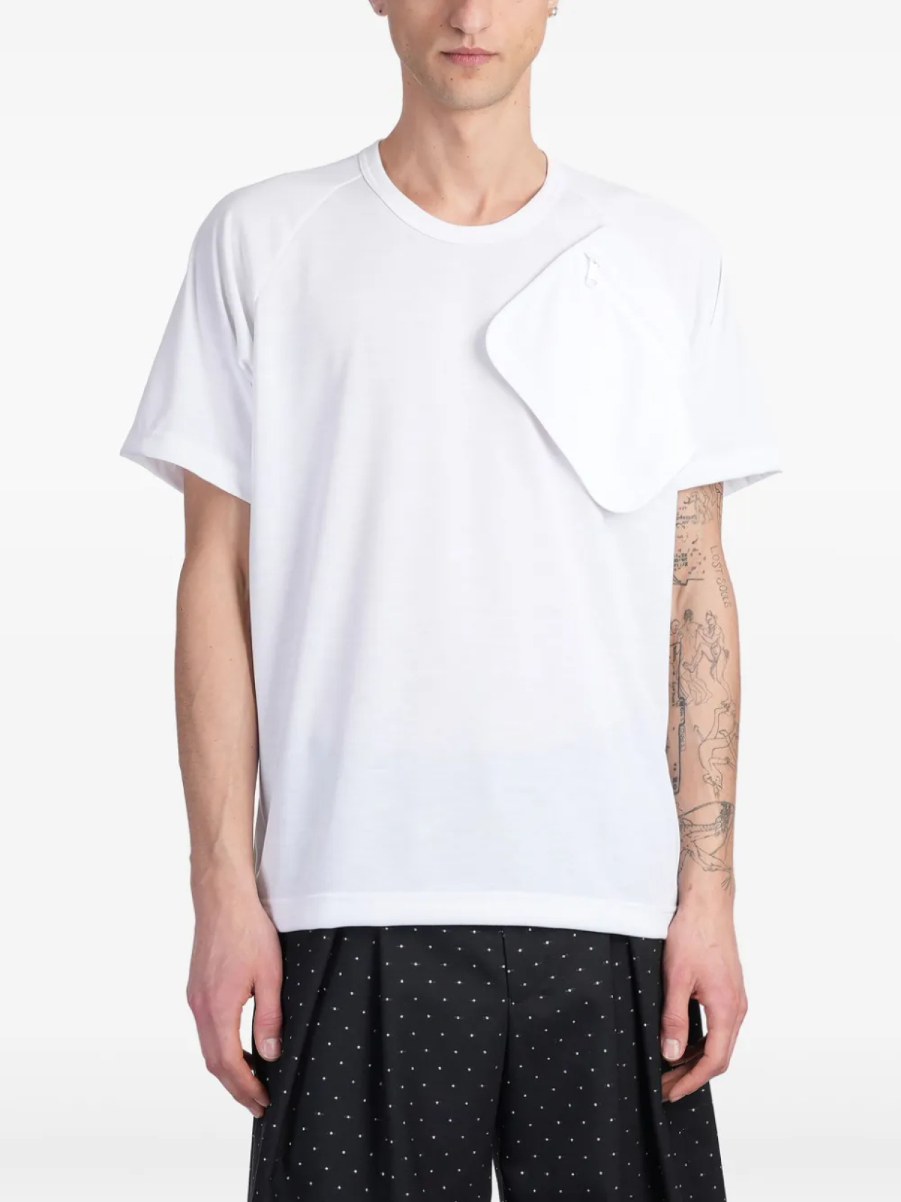 

Футболка из хлопка Comme des Garçons Homme Plus, белый