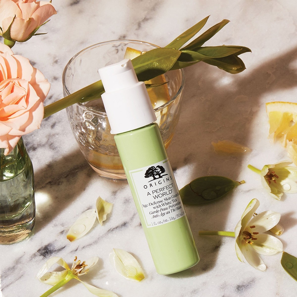 Сыворотка для лица a perfect world a perfect world age-defense skin guardian with white tea Origins, объем 50 мл. — фото 4