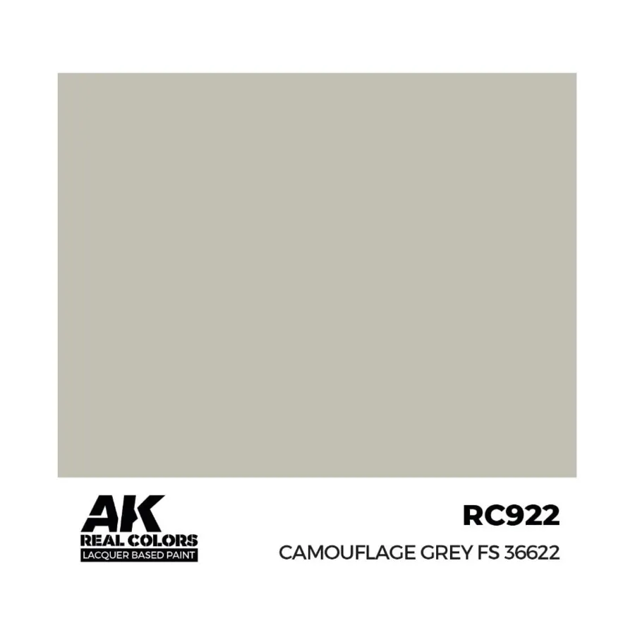 

Камуфляжный серый FS 36622, Paint - Real Color, Dropper Bottles (AK-Interactive)