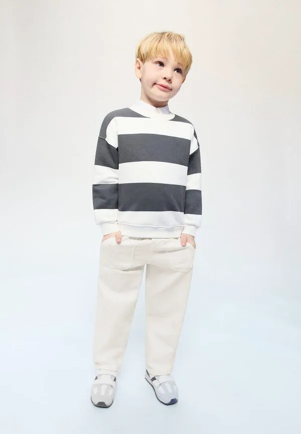 

Джинсы прямого кроя для малышей Mango Kids, Hvid