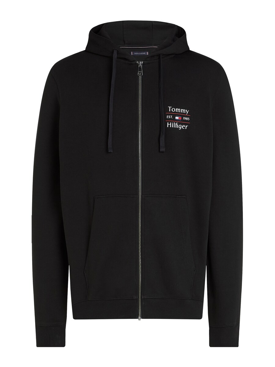 

Толстовка с капюшоном на молнии TOMMY HILFIGER, черный