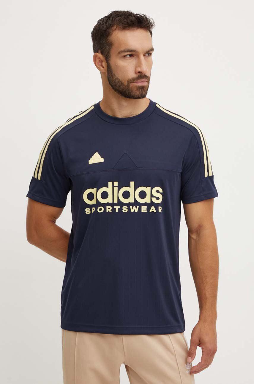 

Стрельба футболка adidas, темно-синий