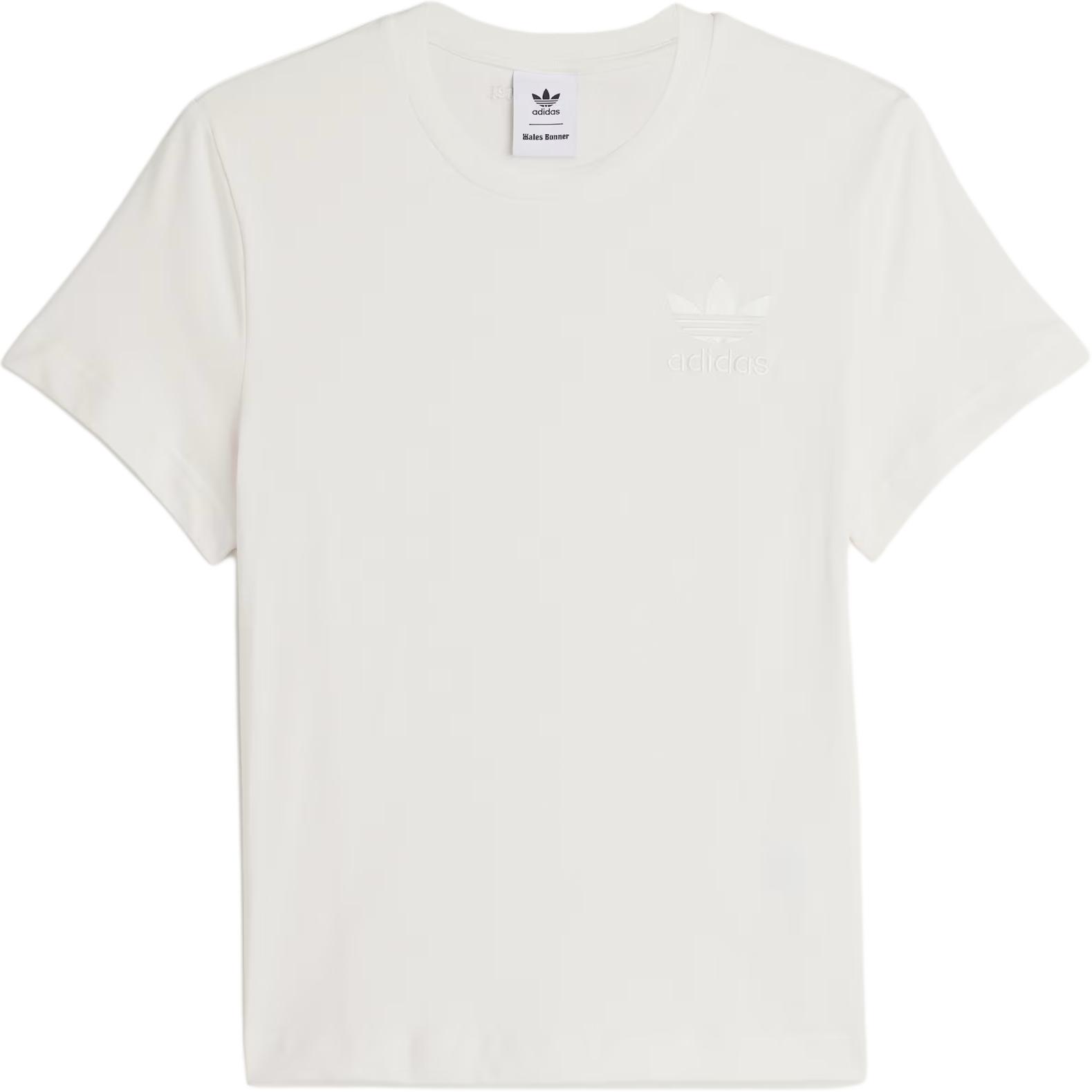 Уэльс Боннер Футболка с коротким рукавом Adidas Originals Белая — фото 2