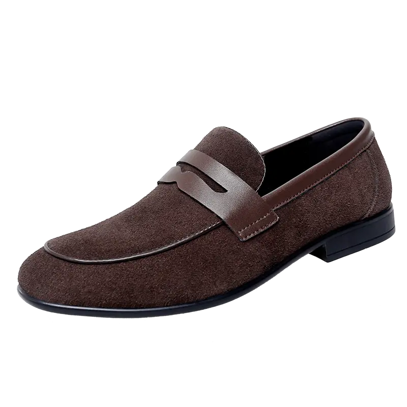 

KUPE Мужские лоферы черно-коричневые коричневые, цвет Brown