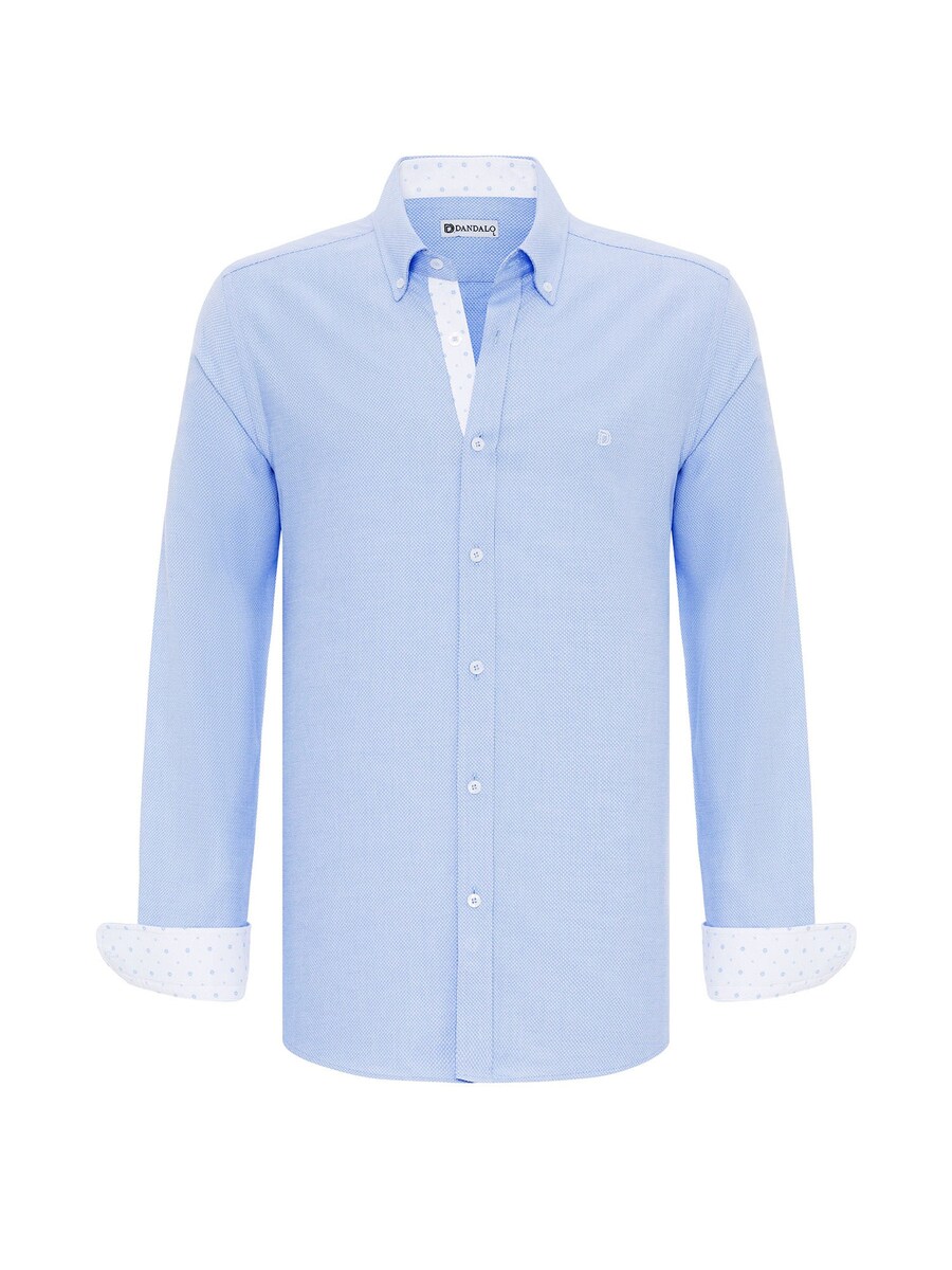 

Повседневная рубашка Dandalo Regular fit Button Up Shirt, синий