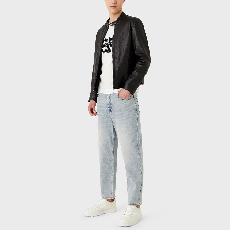EA Футболка мужская белая Emporio Armani, белый — фото 4