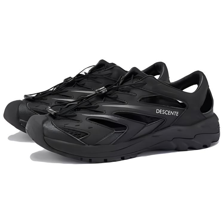 DESCENTE Спортивные нескользящие дышащие треккинговые ботинки для речных походов унисекс черные, цвет Black — фото 3