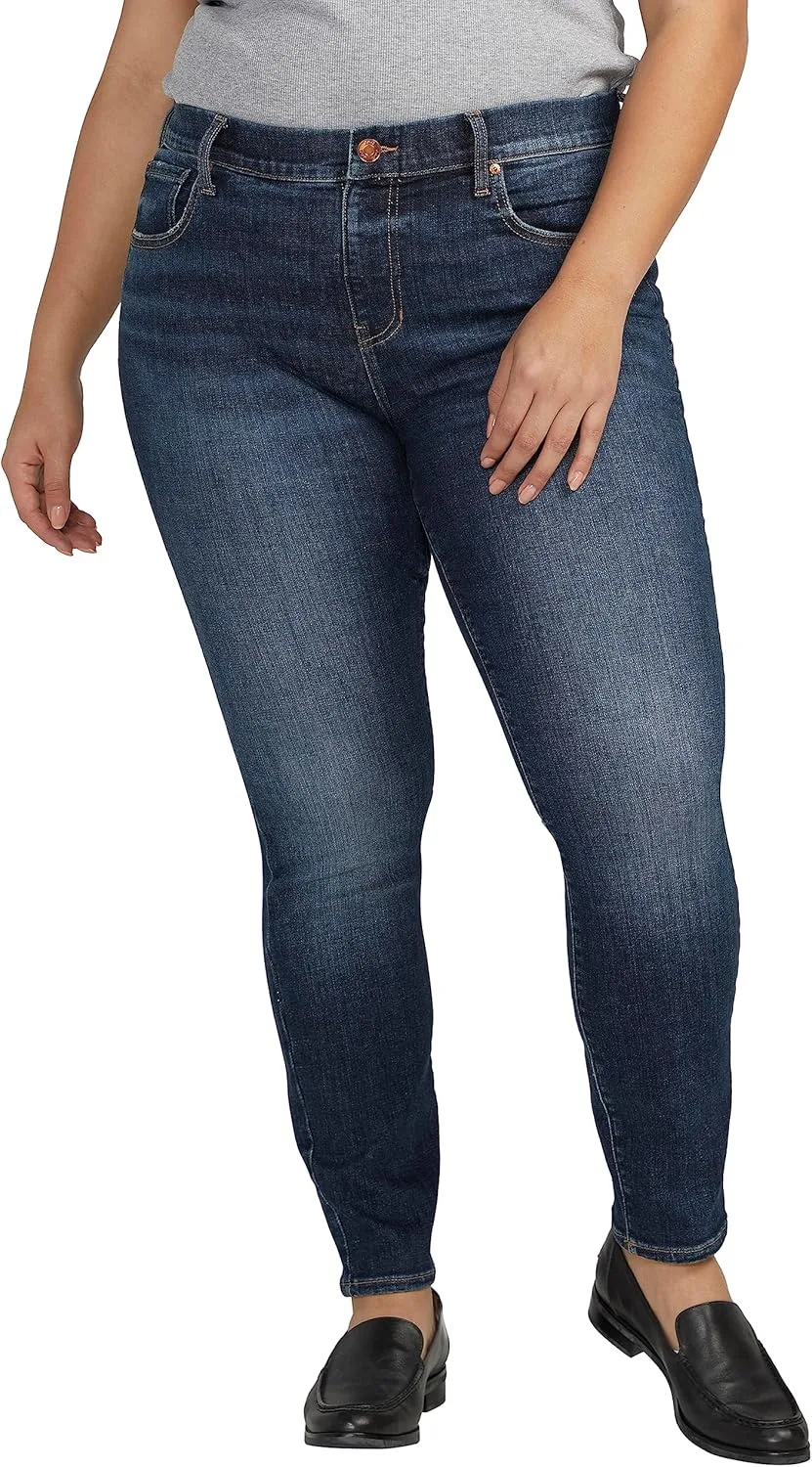 

Jag Jeans Women's Plus Size Maya Mid Rise Skinny Leg Jeans - Legacy